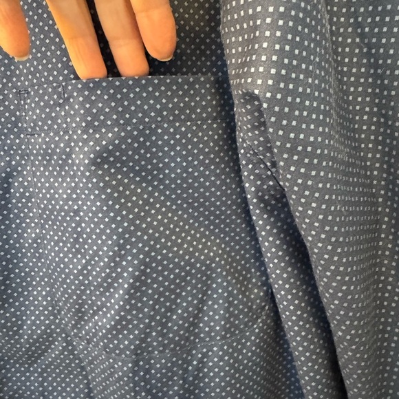 Duluth Trading Co Wrinkle Fighter Relaxed Fit Button Down Collared Blue Sz 3XL - Picture 4 of 11